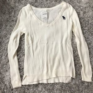 Abercrombie white sweater